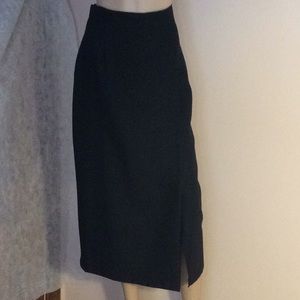 Daily Habit Pencil Split Skirt Vintage 80s